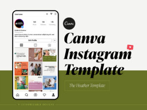 Instagram Canva Template | The Heather Template