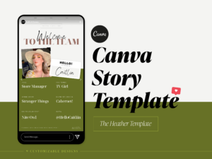 Canva Story Template | The Heather Template