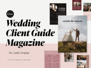 Wedding Client Guide Magazine | The Caitlin Template